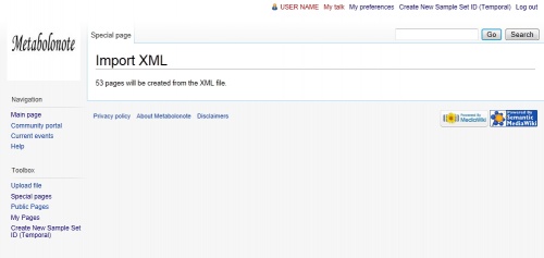 Import XML
